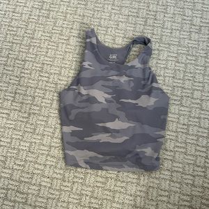 Athleta Girl cropped tank with built in bra